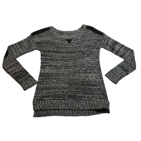 Women's Crewneck Marled Knit Sweater Size Small Minimalist Casual Cozy - Picture 1 of 6